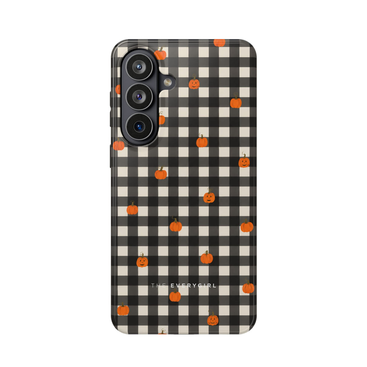 Pumpkin Gingham Phone Case