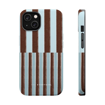 Blue & Brown Contrast Phone Case