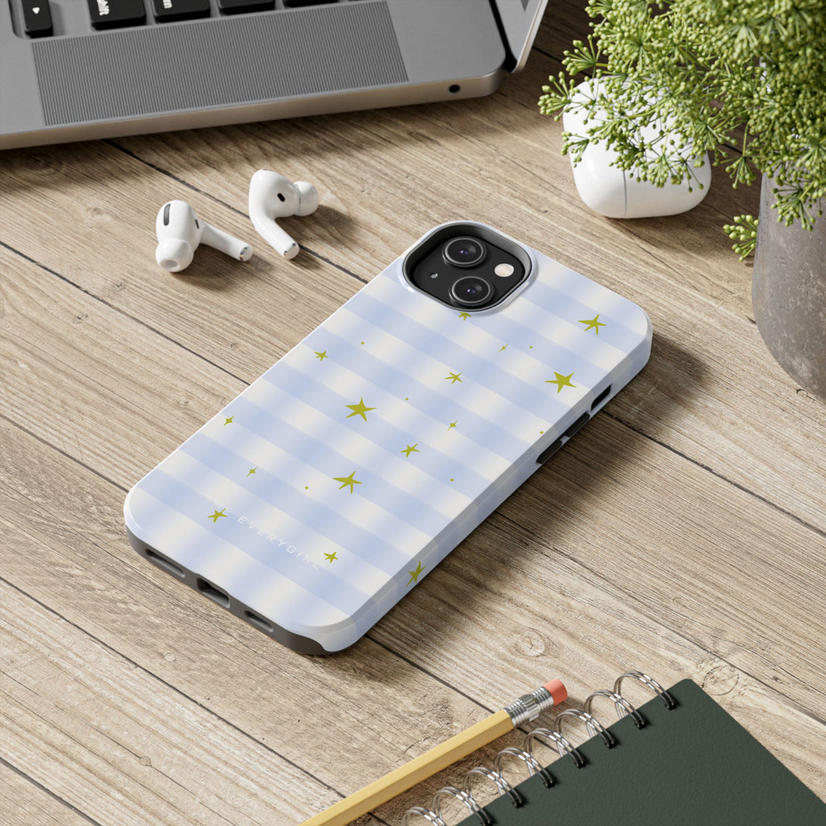 Gingham Stars Phone Case