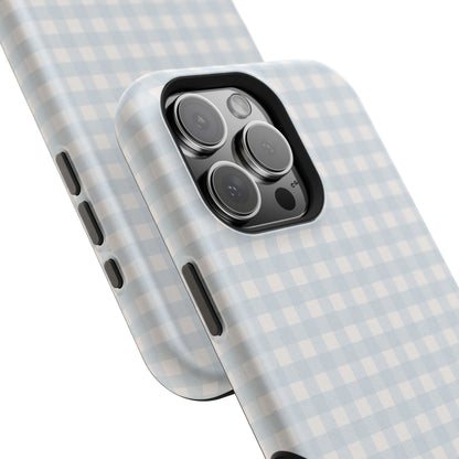 Nancy Meyers Inspired Blue Gingham Phone Case