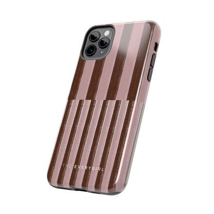 February Pink and Brown Phone Case