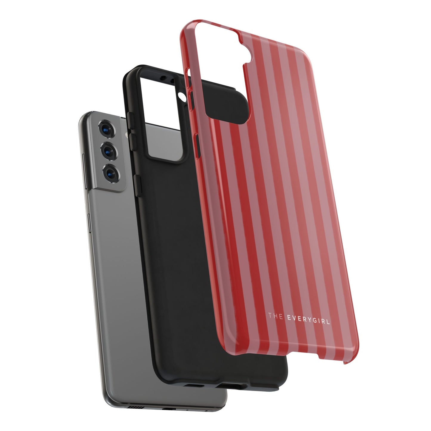 Red & Pink Stripes IPhone Case