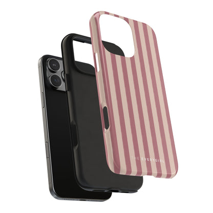 Tone on Tone Pink Stripes IPhone Case