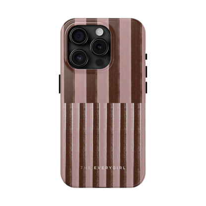 February Pink and Brown Phone Case