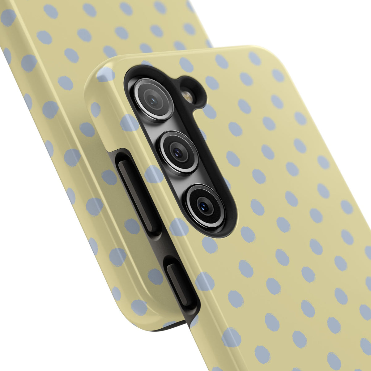 Yellow & Blue Polka Dots Phone Case