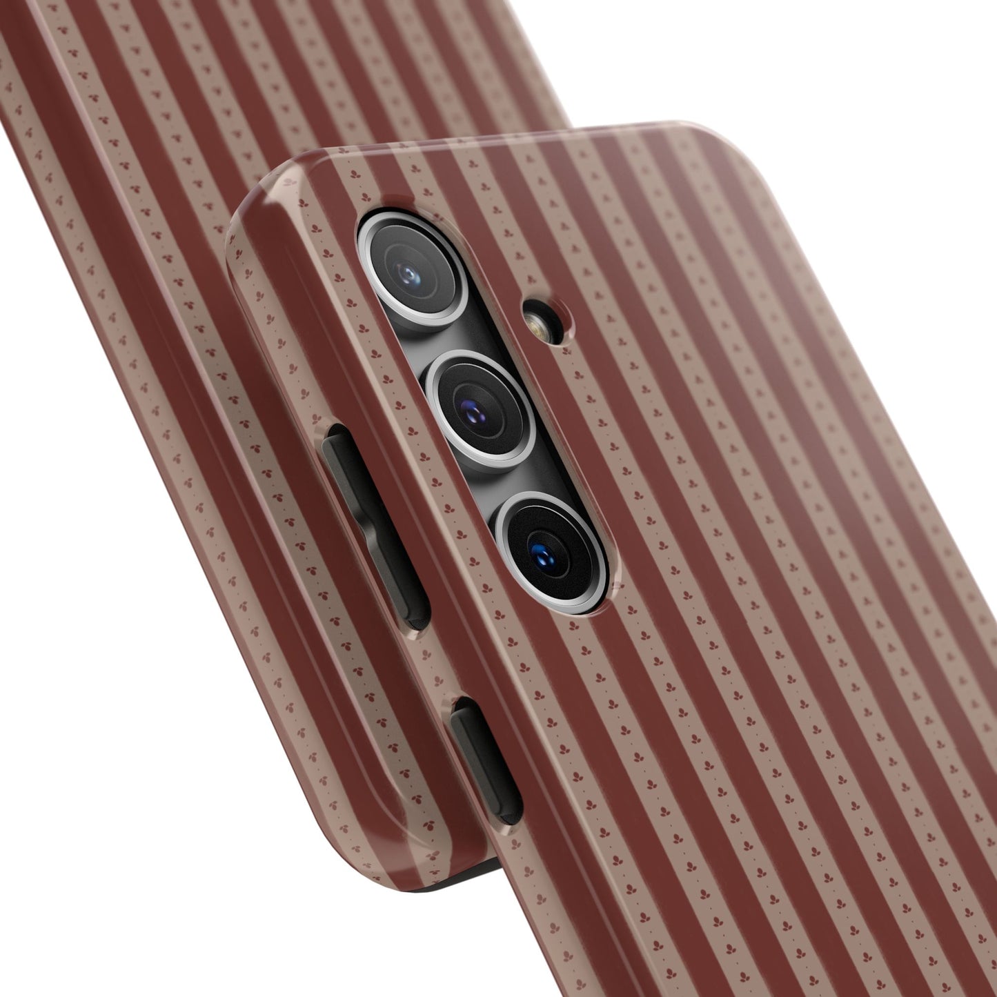 Muted Red Stripe IPhone Case