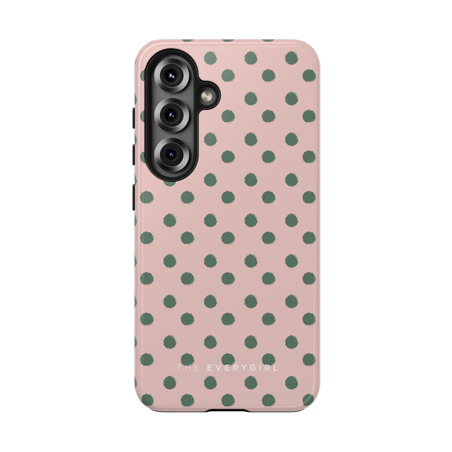 West Coast – Pink & Green Polka Dots Phone Case