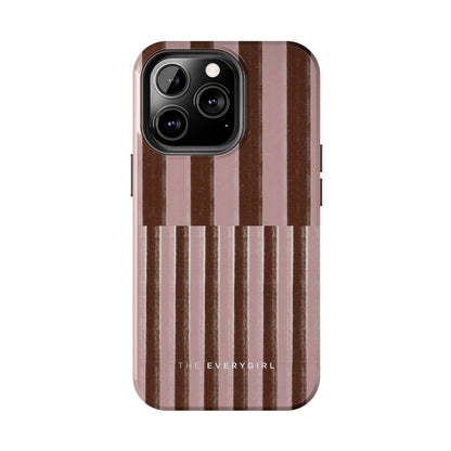 February Pink and Brown Phone Case
