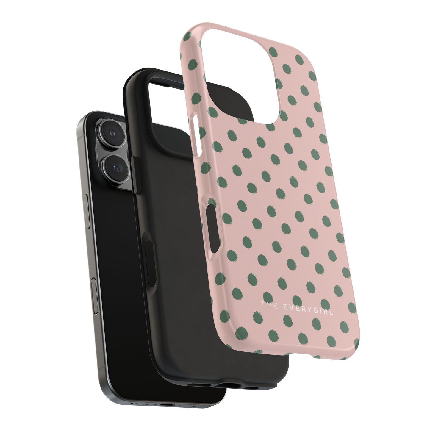 West Coast – Pink & Green Polka Dots Phone Case