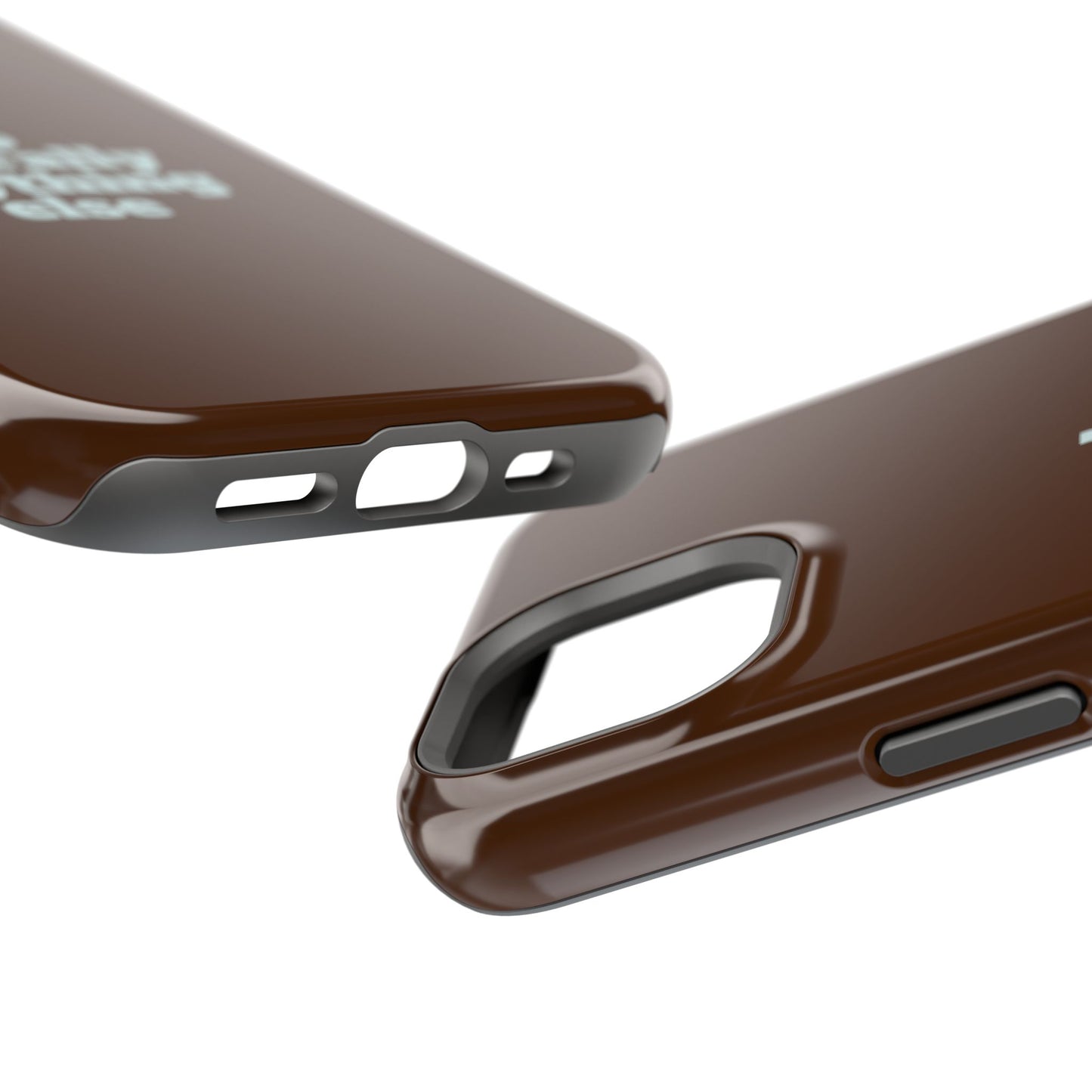 Do Literally Anything Else Brown & Blue Phone Case