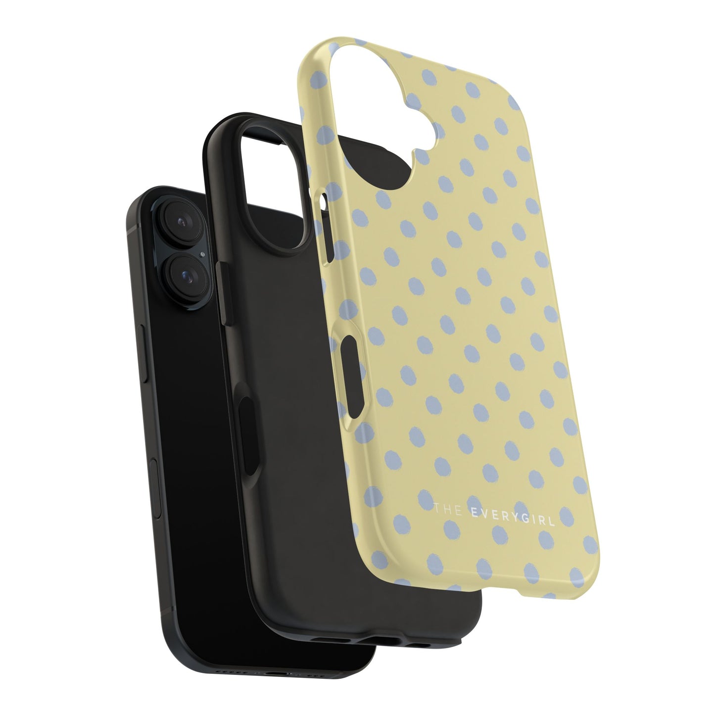 Yellow & Blue Polka Dots Phone Case