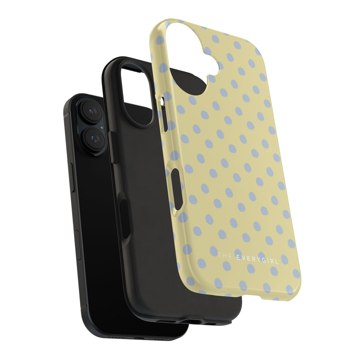 Yellow & Blue Polka Dots Phone Case