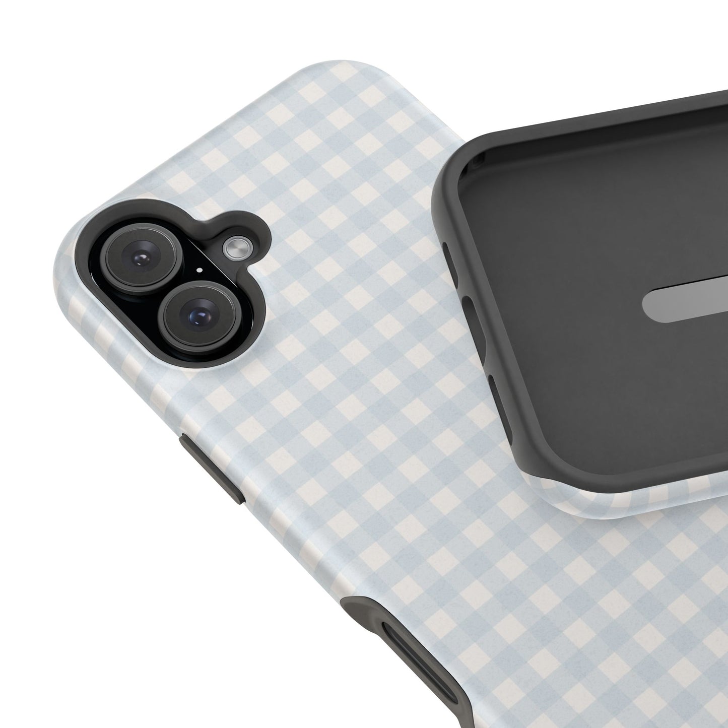 Nancy Meyers Inspired Blue Gingham Phone Case