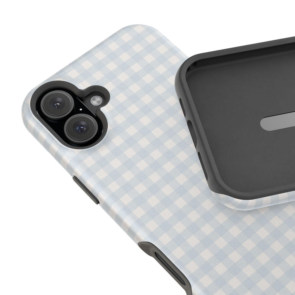 Nancy Meyers Inspired Blue Gingham Phone Case