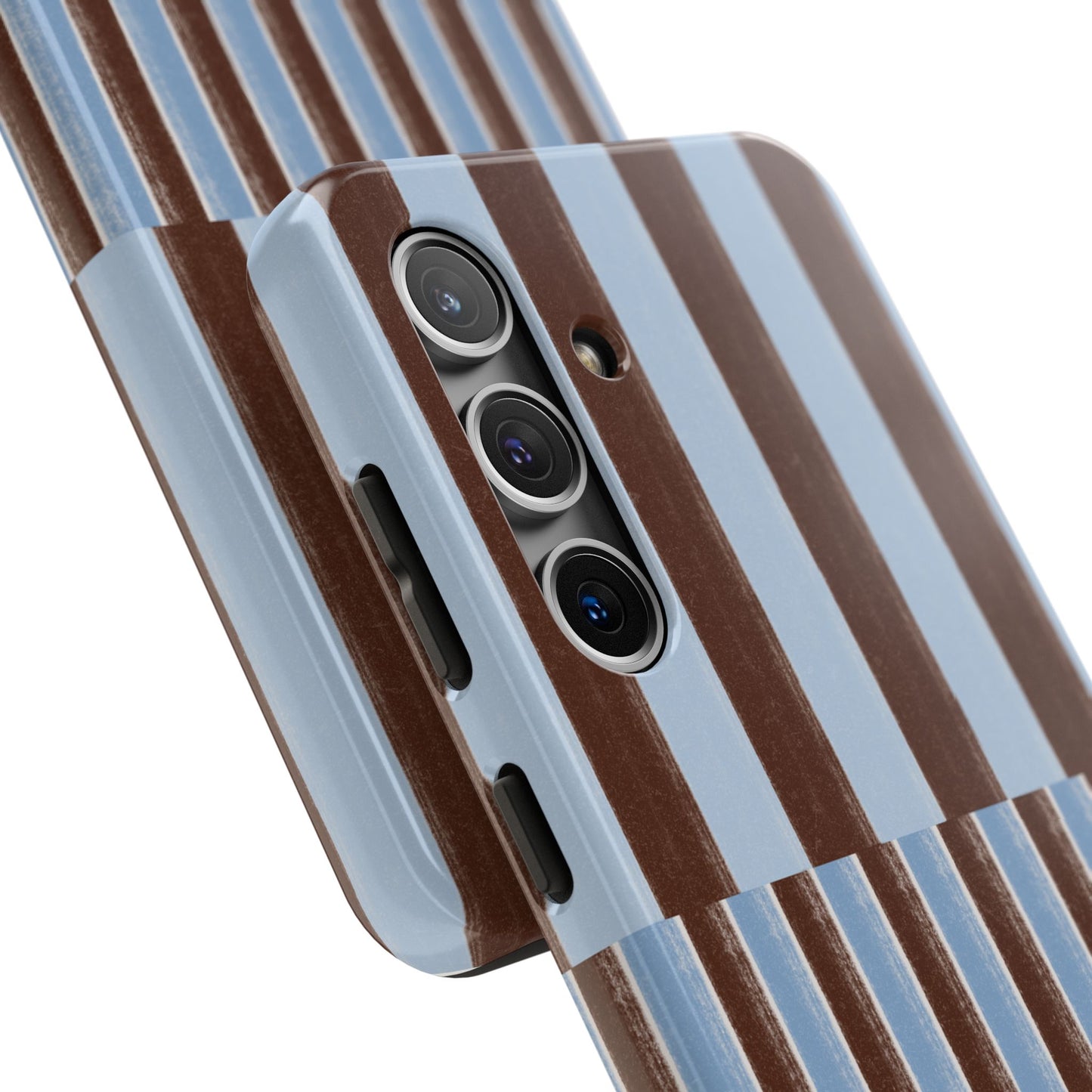 January Blue & Brown Phone Case