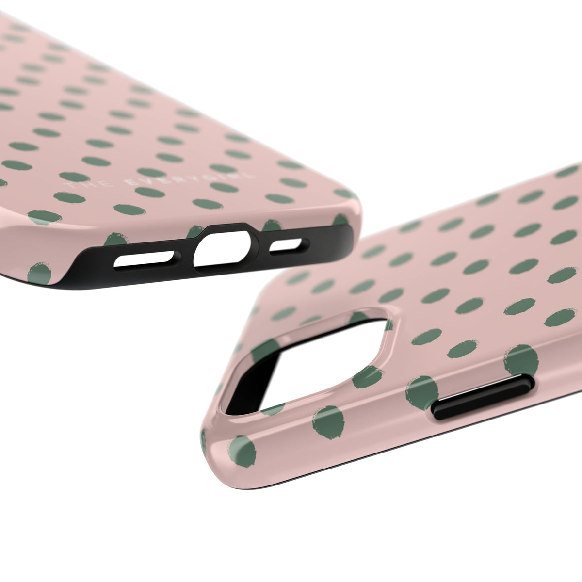 Pink & Green Polka Dots Phone Case