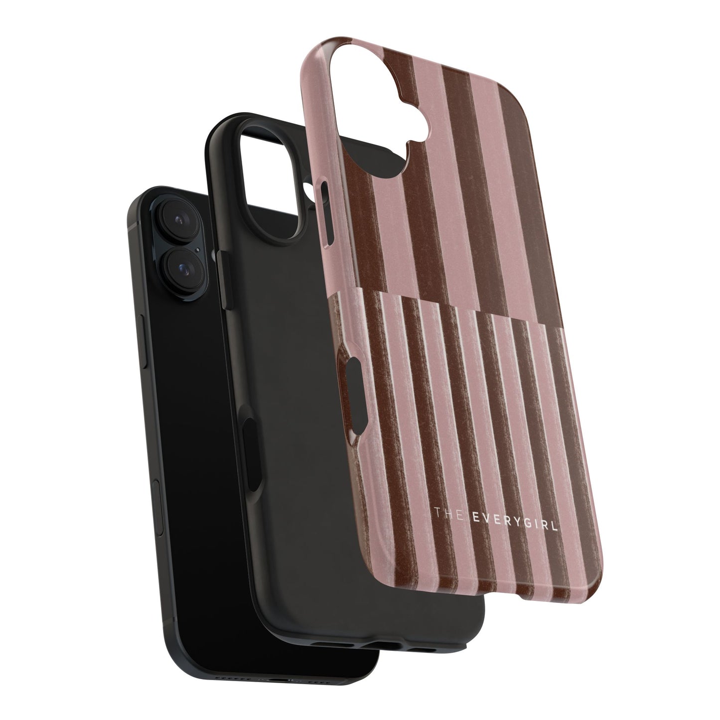 February Pink and Brown Phone Case