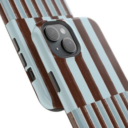Blue & Brown Contrast Phone Case