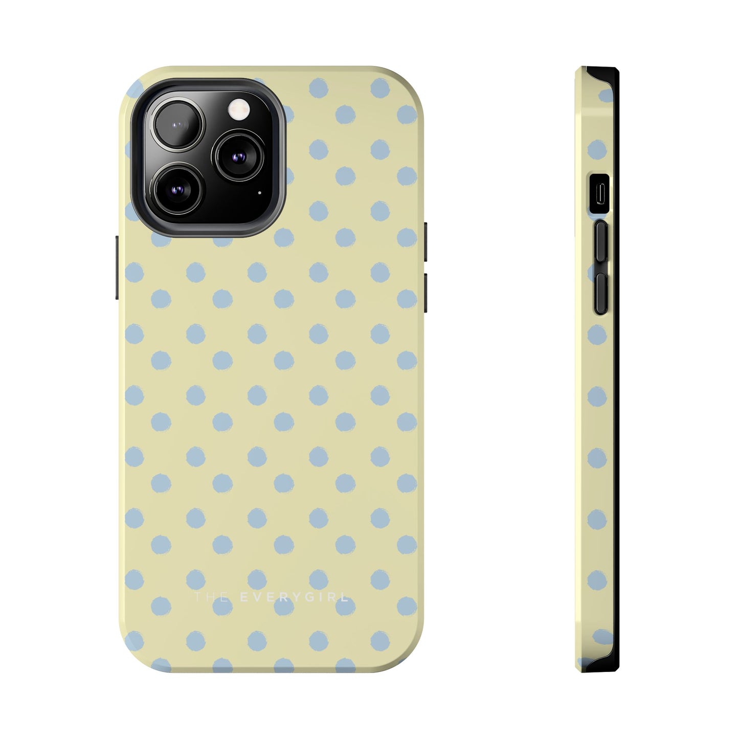 Third Coast – Yellow & Blue Polka Dots Phone Case