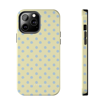 Third Coast – Yellow & Blue Polka Dots Phone Case