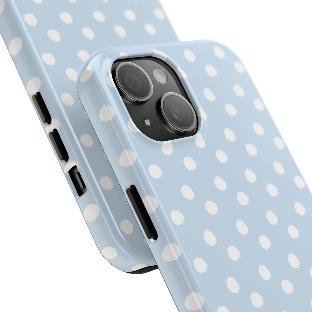 Blue & White Polka Dots Phone Case