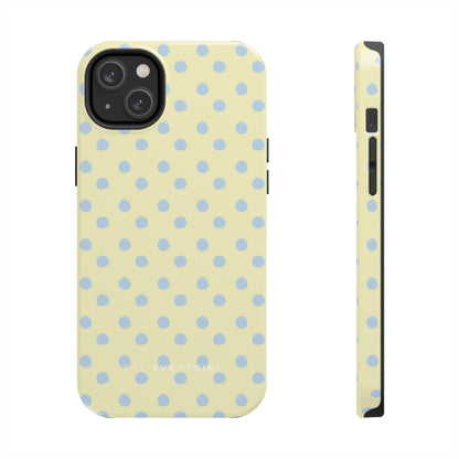 Third Coast – Yellow & Blue Polka Dots Phone Case