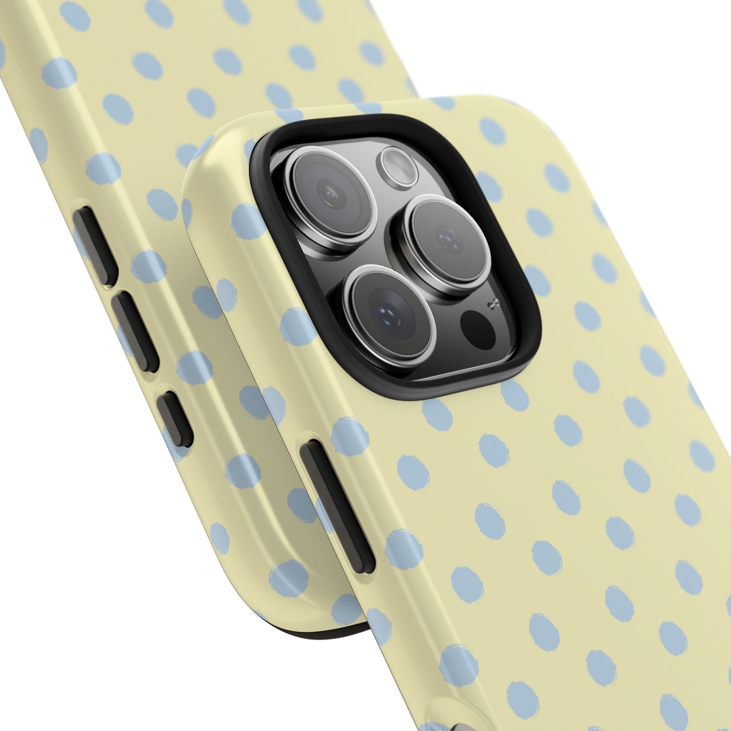 Third Coast – Yellow & Blue Polka Dots Phone Case
