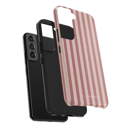 Tone on Tone Pink Stripes IPhone Case