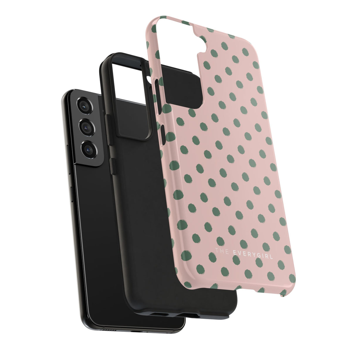 Pink & Green Polka Dots Phone Case