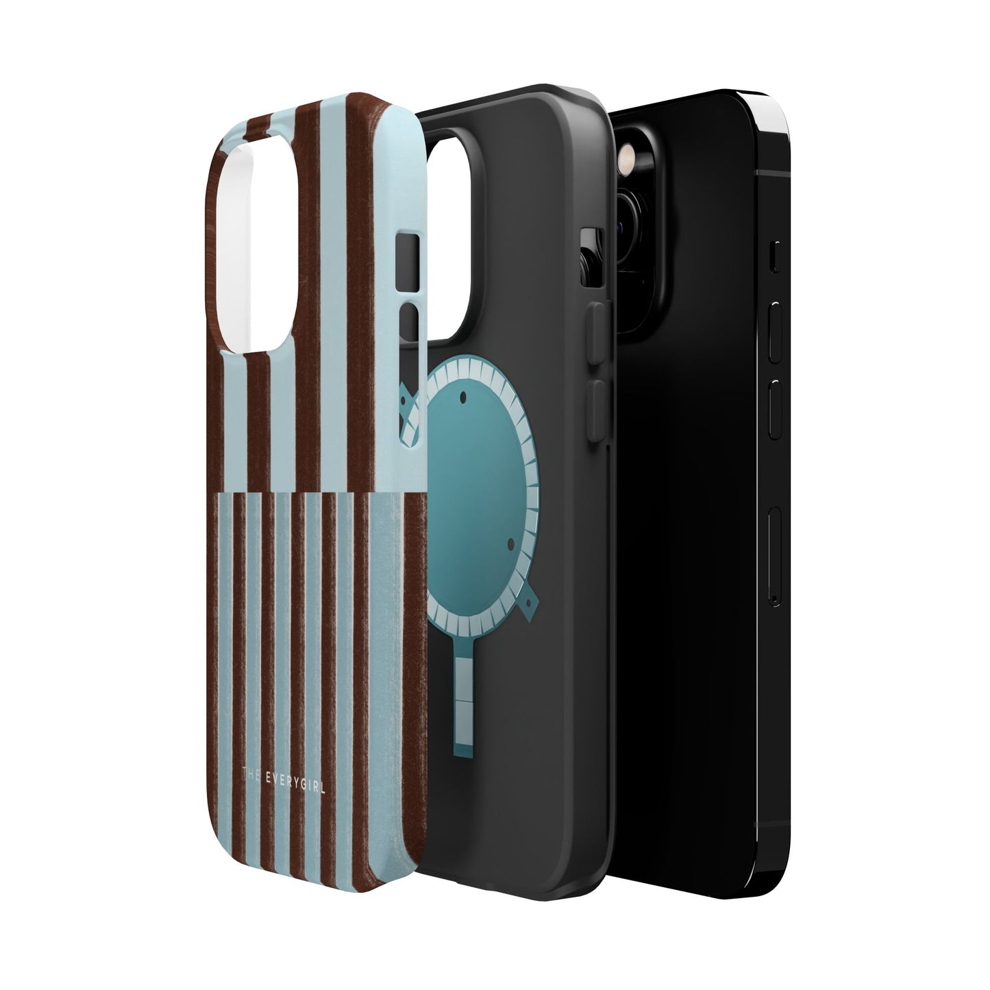 Blue & Brown Contrast Phone Case