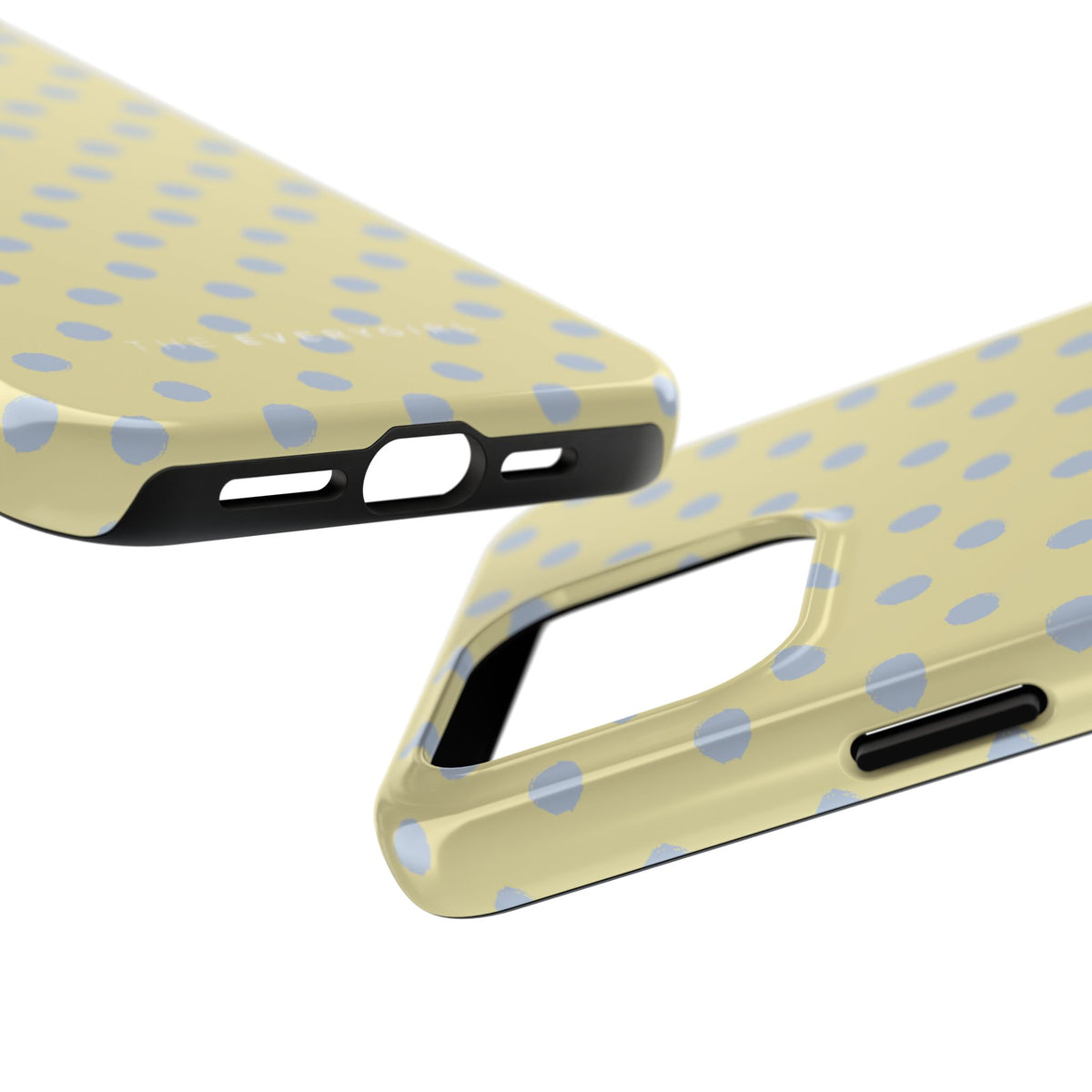 Yellow & Blue Polka Dots Phone Case