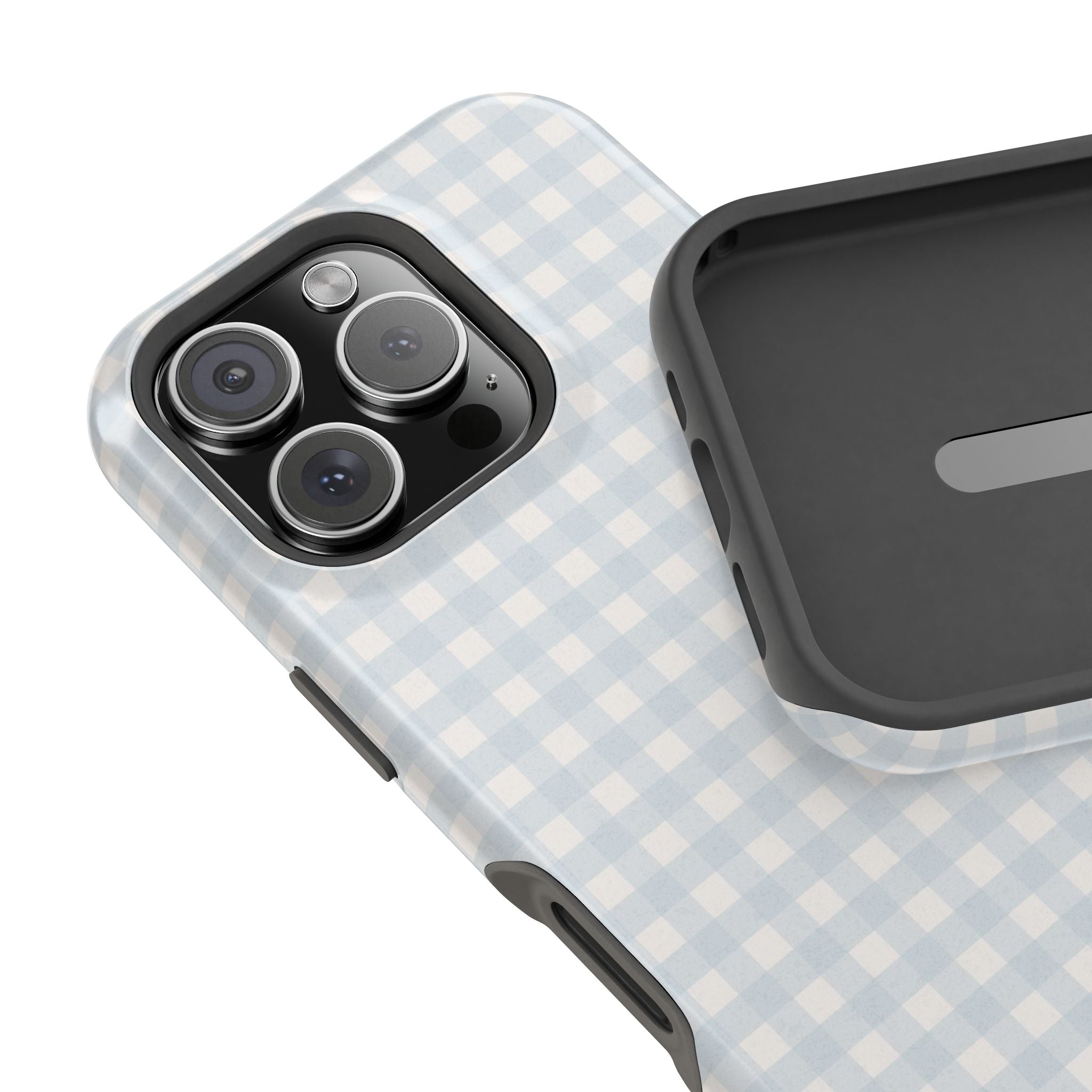 Nancy Meyers Inspired Blue Gingham Phone Case