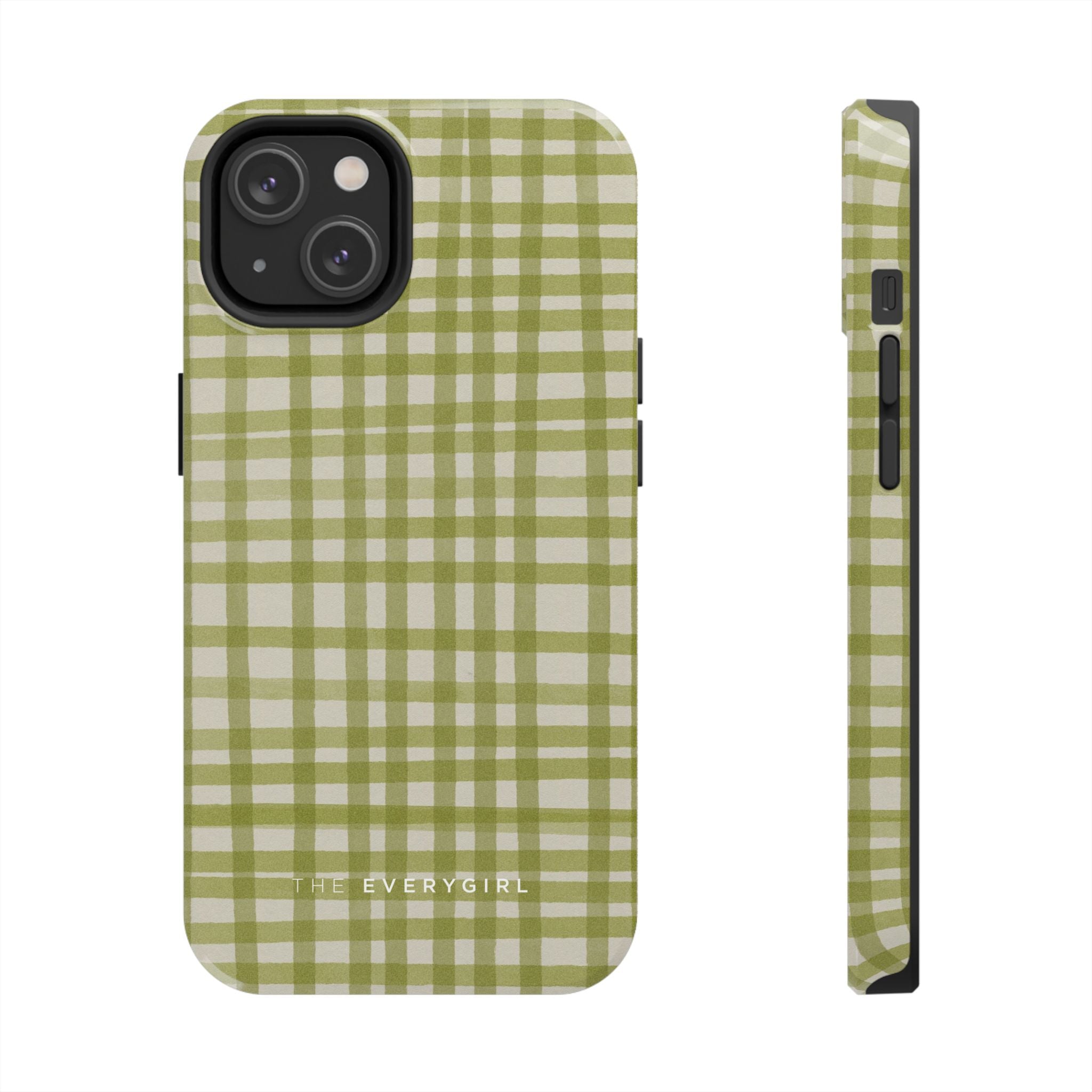 Green Gingham Phone Case