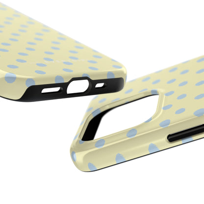 Third Coast – Yellow & Blue Polka Dots Phone Case