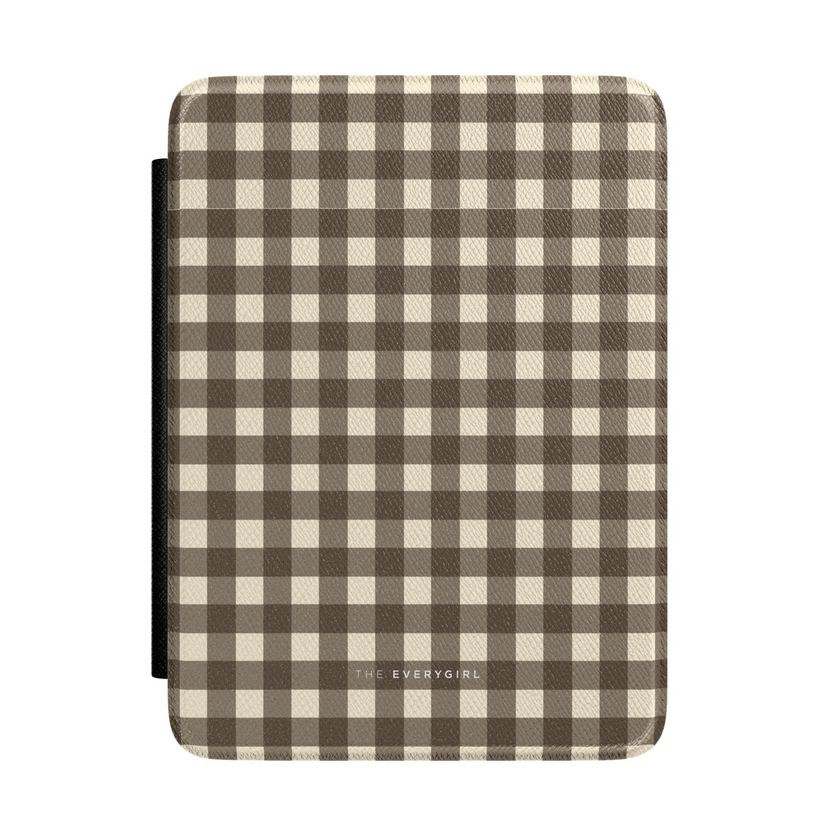 Brown Gingham Kindle Case