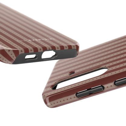 Muted Red Stripe IPhone Case