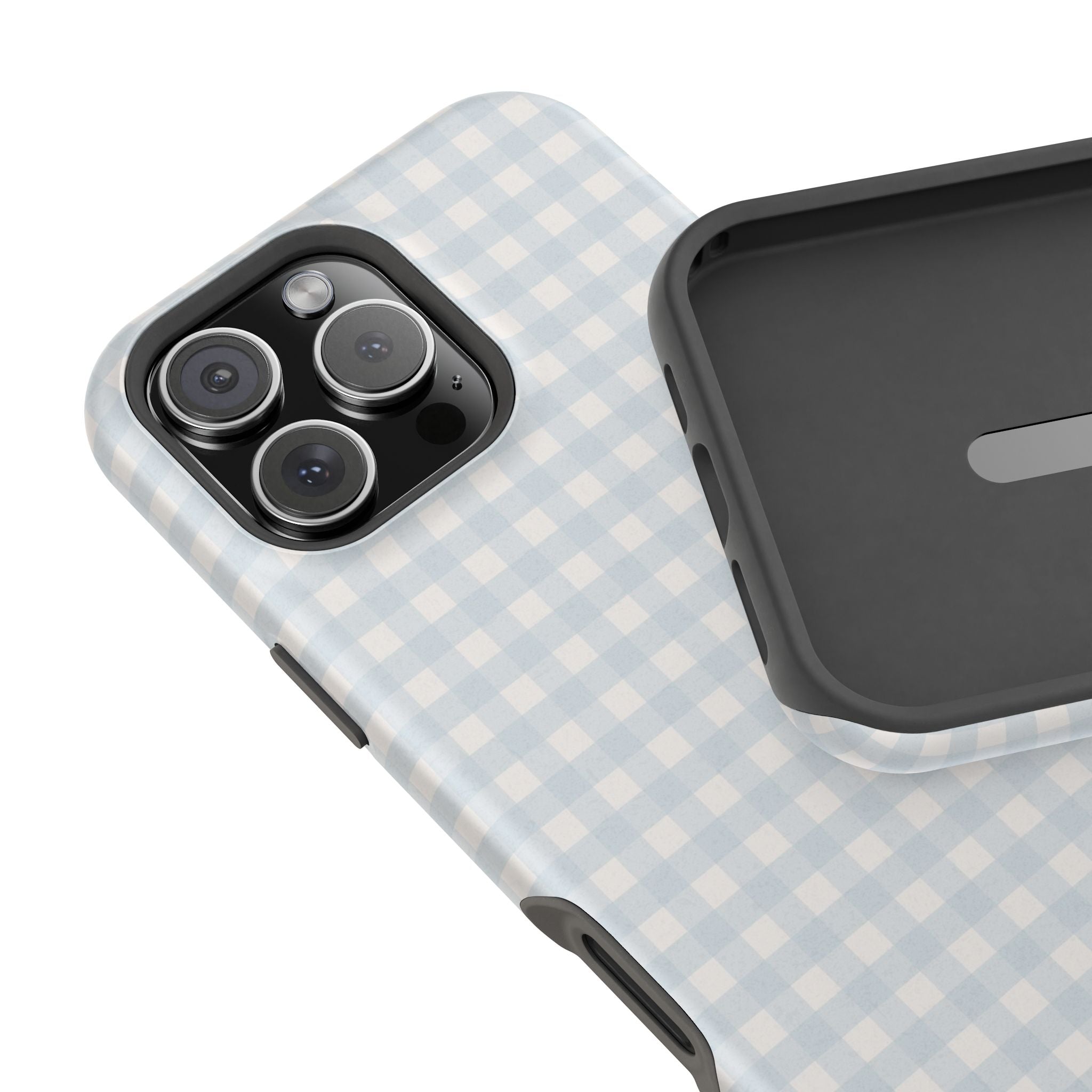 Nancy Meyers Inspired Blue Gingham Phone Case
