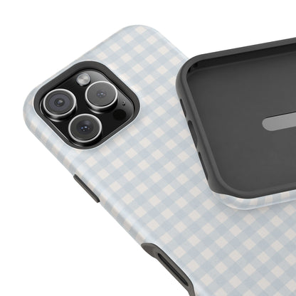 Nancy Meyers Inspired Blue Gingham Phone Case