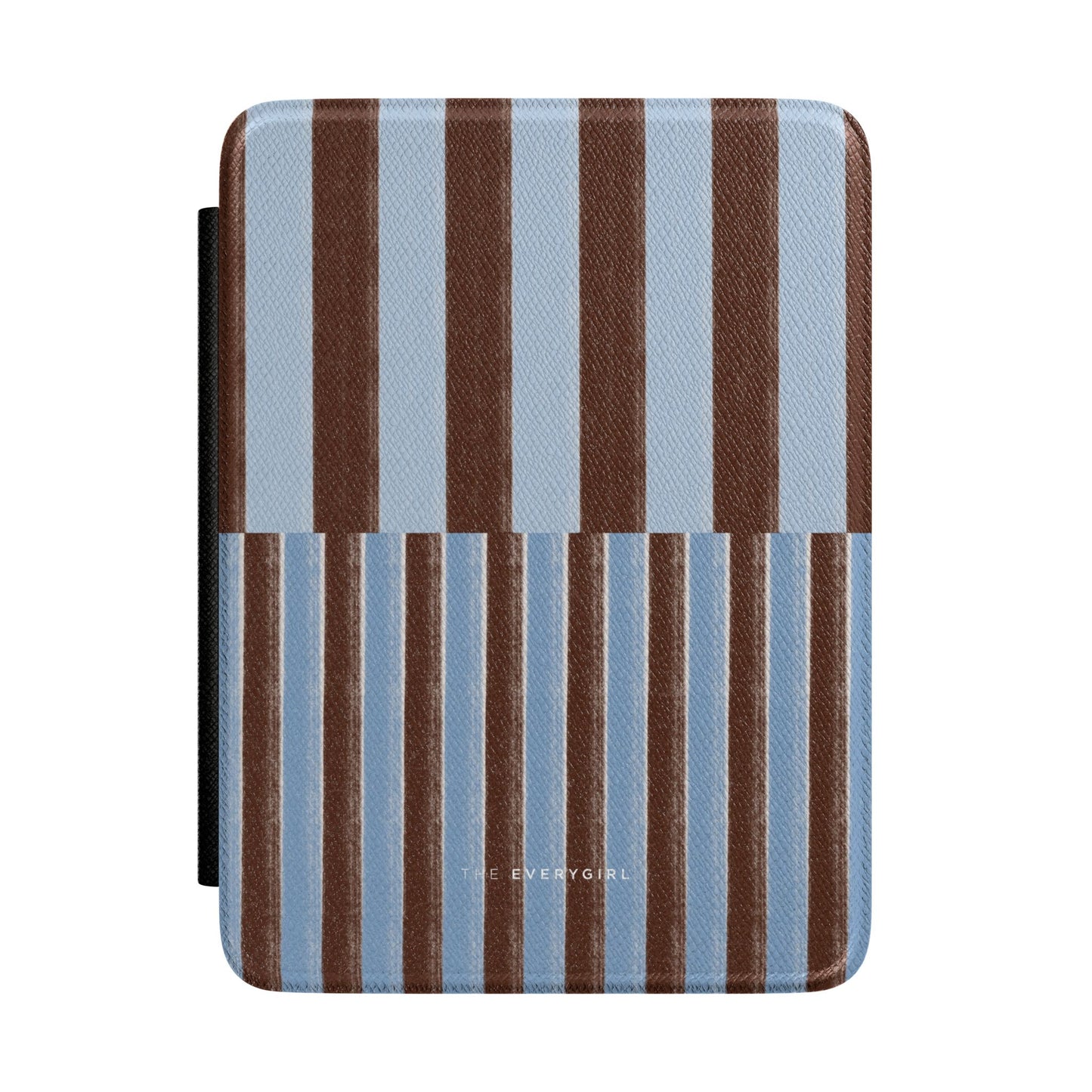 Brown and Blue Stripped Kindle Case