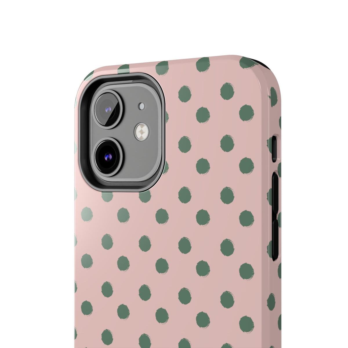 Pink & Green Polka Dots Phone Case