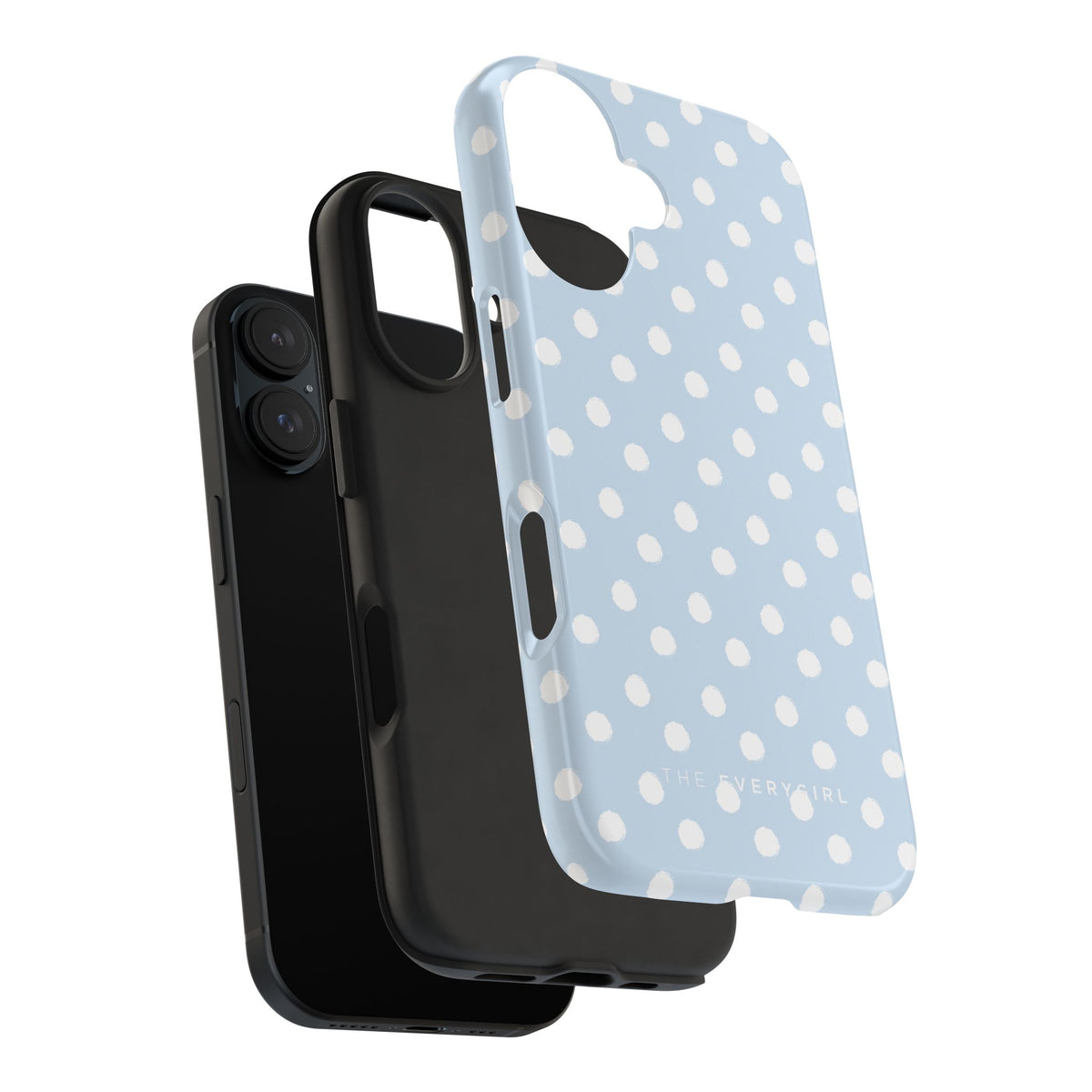 Blue & White Polka Dots Phone Case