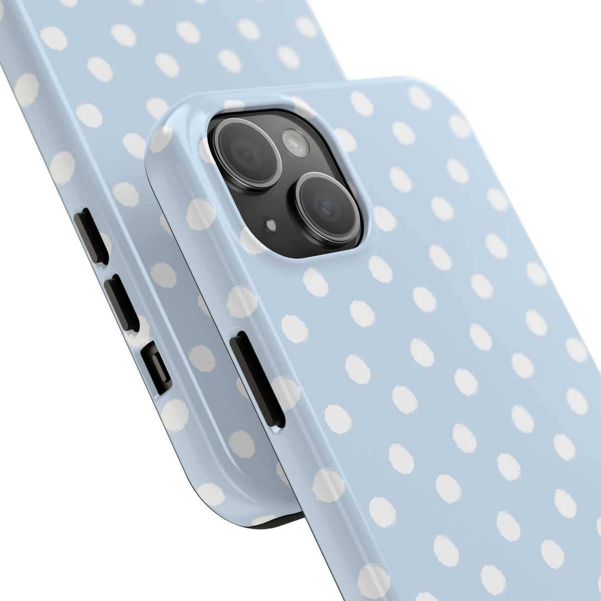 Blue & White Polka Dots Phone Case