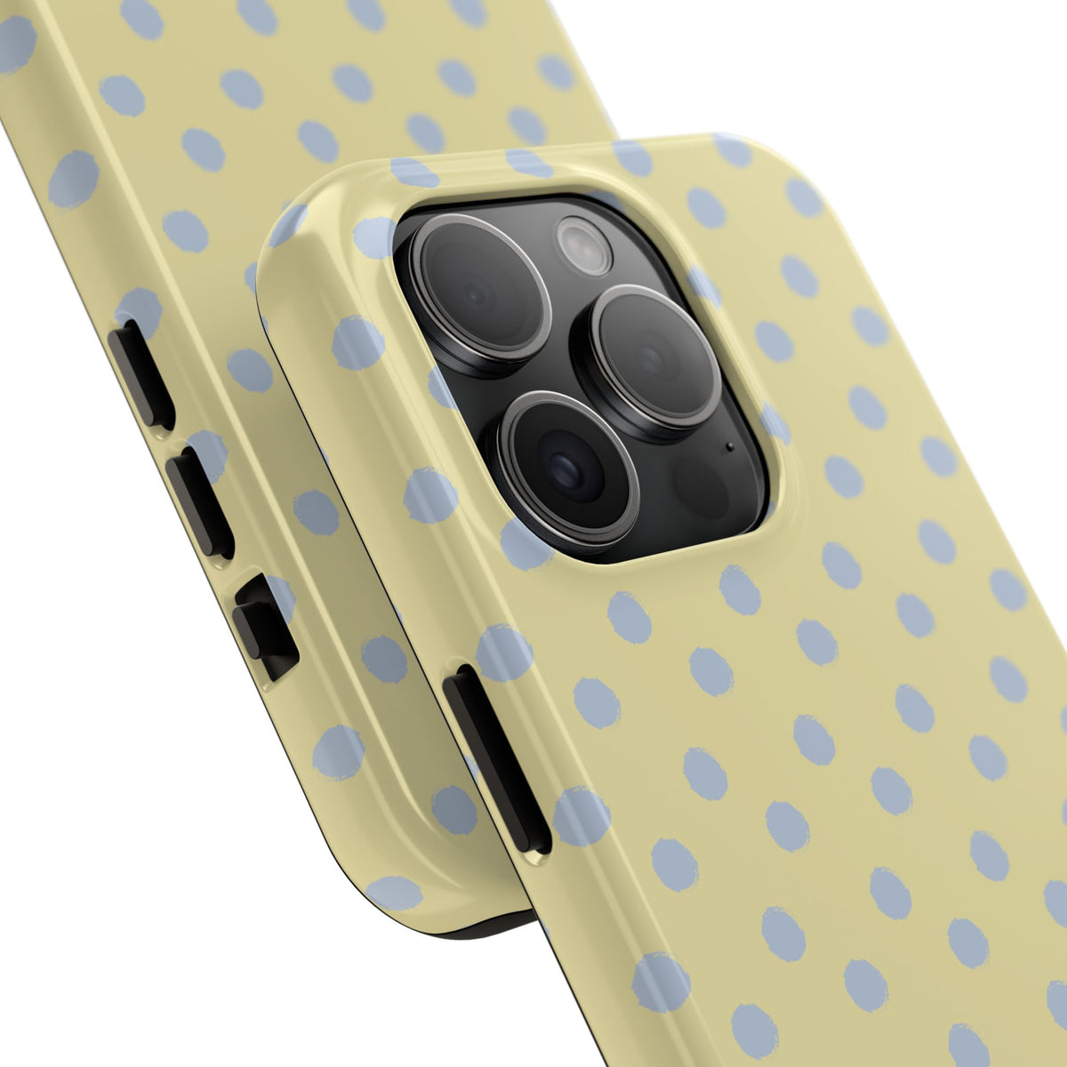 Yellow & Blue Polka Dots Phone Case