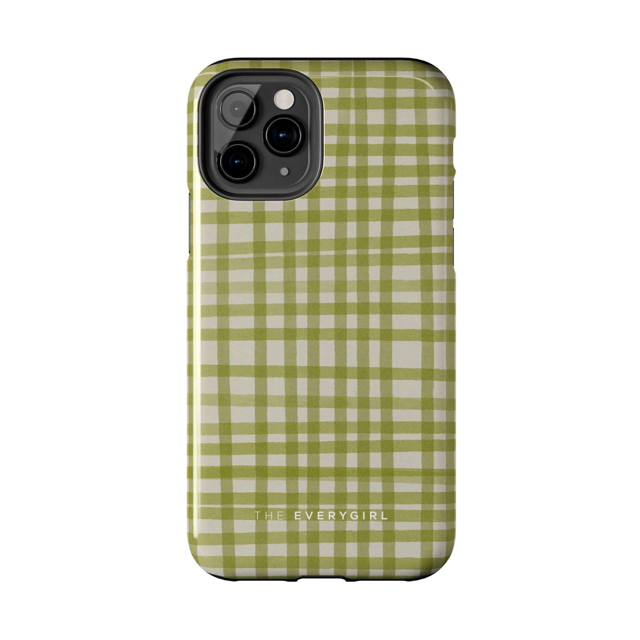 Green Gingham Phone Case