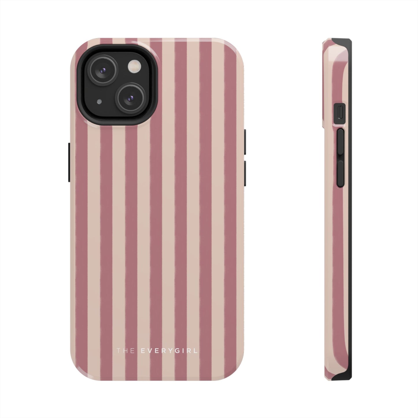 Tone on Tone Pink Stripes IPhone Case
