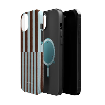 Blue & Brown Contrast Phone Case