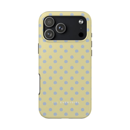 Yellow & Blue Polka Dots Phone Case