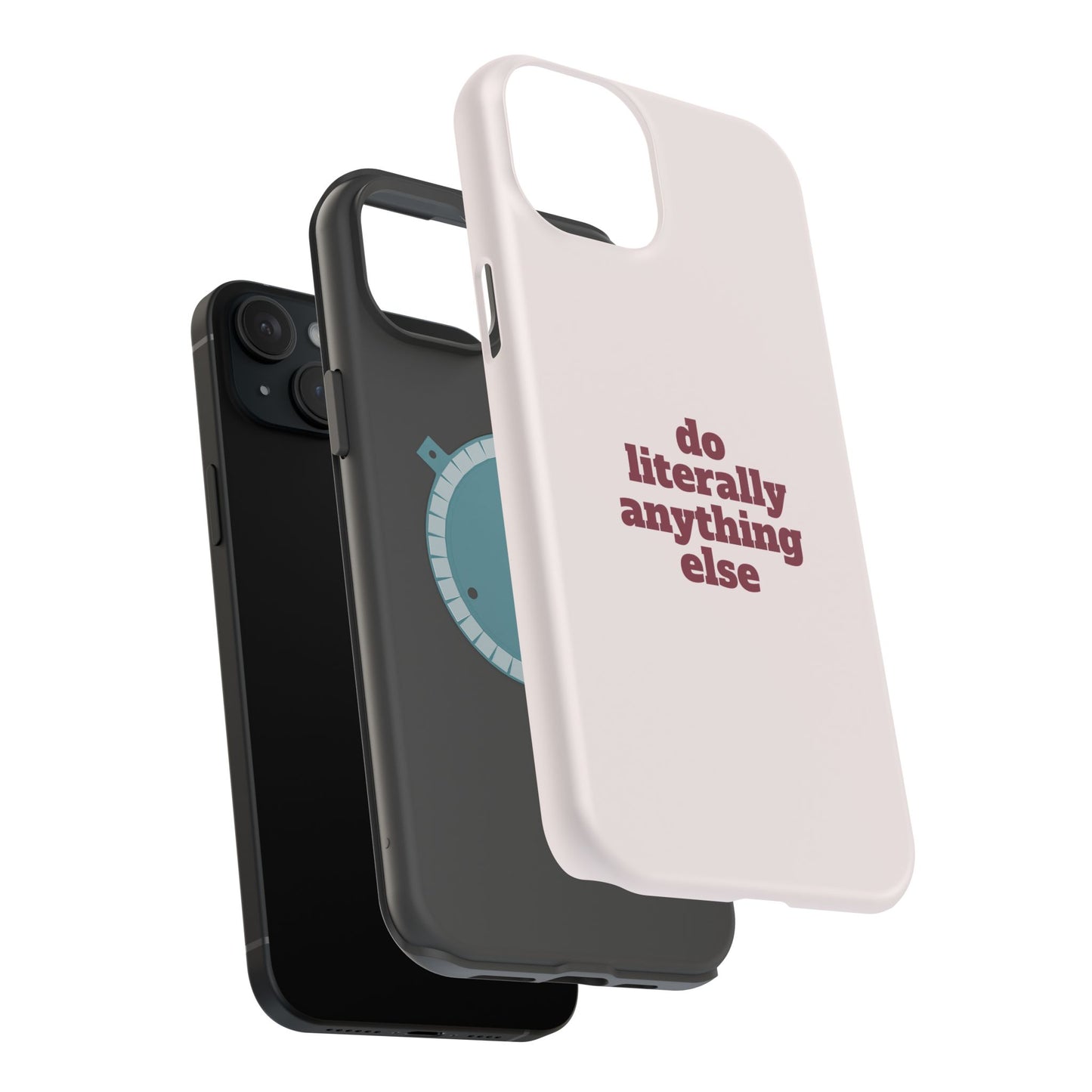 Do Literally Anything Else Burgundy Phone Case