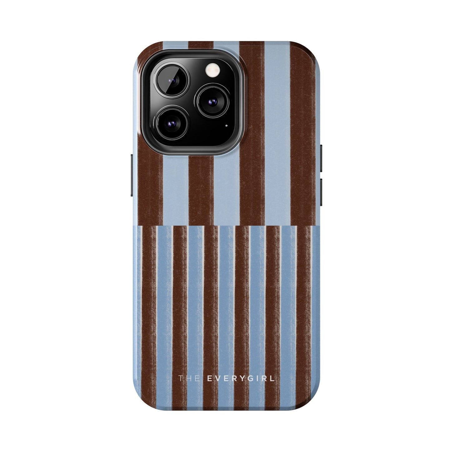 January Blue & Brown Phone Case
