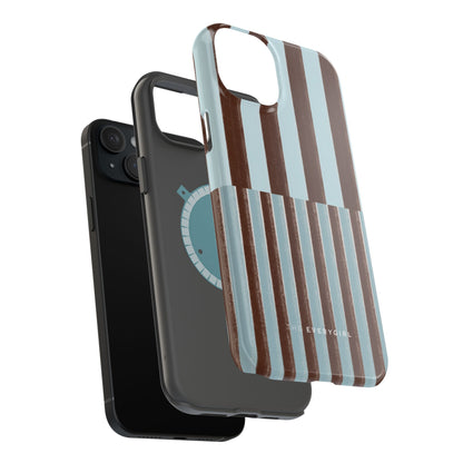 Blue & Brown Contrast Phone Case